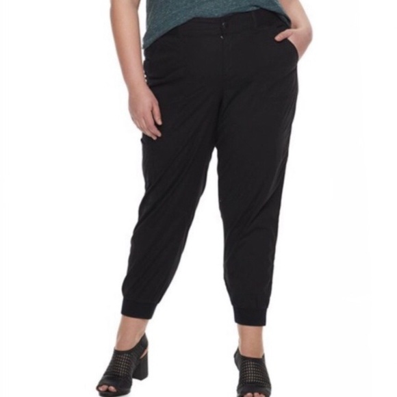 EVRI Pants - EVRI Utility Joggers, Black, size 20W